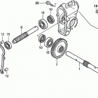 HS724 TA-A SNOW BLOWER, JPN, VIN# SZBE-1030001 Auger Transmission