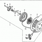 HS80K1 TA SNOW BLOWER, JPN, VIN# SA1-1100001 Hs80 Recoil Starter K-k1