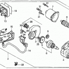 HS80K1 TA SNOW BLOWER, JPN, VIN# SA1-1100001 Hs80 Starter Motor K-k1