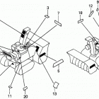 HS624K1 TA-C SNOW BLOWER, JPN, VIN# SZAJ-2100001 Наклейки предупреждения