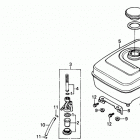 HS70 TA SNOW BLOWER, JPN, VIN# HS70-1000008 Hs70 Fuel Tank