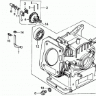 HS624K1 TA-C SNOW BLOWER, JPN, VIN# SZAJ-2100001 Cylinder Barrel