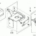 HS724 TA-A SNOW BLOWER, JPN, VIN# SZBE-1030001 Воздухозаборник