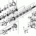 HS55K2 WA SNOW BLOWER, JPN, VIN# HS55K2-1200001 Sub-transmission Case