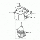 HS624K1 TA-C SNOW BLOWER, JPN, VIN# SZAJ-2100001 Control Cover