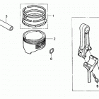 HS520K1 ASA SNOW BLOWER, USA, VIN# SZBG-6100001 Piston + Connecting Rod