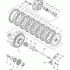 YZ250 YZ250A1 Сцепление