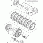 YZ125 YZ125Z Сцепление