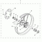 YZ250F YZ250FZL/YZ250FZW Rear wheel kit