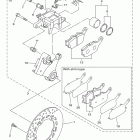 FZ6R FZ6RAB/FZ6RACB Задний суппорт тормозной