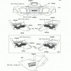 Prairie 700 4x4 (KVF700-A1) Decals(red)(a1)