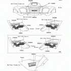 Prairie 700 4x4 (KVF700-A1) Decals(green)(a1)