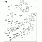 KFX 250 Mojave (KSF250-A18) Rear brake(ksf250-a18)