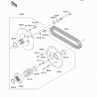 Mule 610 4x4 XC (KAF400-DAF) Вариатор