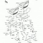 Teryx 750 FI 4x4 LE (SGE) (KRF750-VBF) Сидение