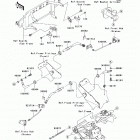 Mule 600 (KAF400-BBF) Передние тормозные трубопроводы