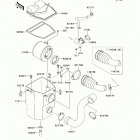 Mule 610 4x4 XC (KAF400-DAF) Воздухозаборник