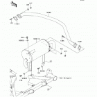 Mule 610 4x4 XC (KAF400-DAF) Глушитель