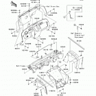 Mule 610 4x4 XC (KAF400-DAF) Детали рамы (фронт)