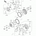 Mule 610 4x4 XC (KAF400-DAF) Задние тормоза
