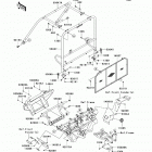 Mule 4010 4x4 (KAF620-MBF) Защитные дуги  / рама кабины