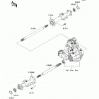 Mule 610 4x4 XC (KAF400-DAF) Задняя ось