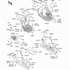 Teryx 750 FI 4X4 Sport (KRF750-SAF) Детали рамы (фронт)