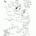 Mule 4010 4x4 (KAF620-MBF) Радиатор
