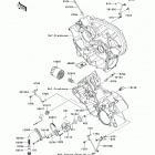 Teryx 750 FI 4X4 (KRF750-NAF) Масляный и водяной насос. фильтр масленый