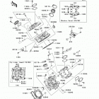 Teryx 750 FI 4X4 (KRF750-NAF) Головка цилиндра