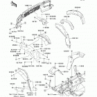 Mule 4010 Diesel 4X4 (KAF950-F9F) Front fender(s)(f9f-fbf)