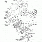 Mule 600 (KAF400-BBF) Защитные дуги  / рама кабины
