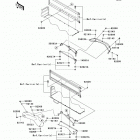 Mule 4010 4x4 (KAF620-MBF) Заднее крыло