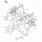 Teryx 750 FI 4X4 (KRF750-NAF) Крепление двигателя