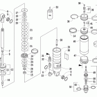 Sno Pro 600 Задняя подвеска задний амортизатор  (prusg / prosg)