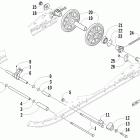 Sno Pro 600 Колеса в сборе (prusg / prosg)