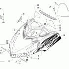 M8 HCR Капот и ветровое стекло