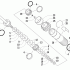 M8 HCR Задняя  подвеска, передний амортизатор