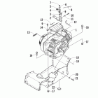 120 Sno Pro Опора двигателя и вариатор