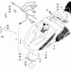120 Sno Pro Капот, фара и  ветровое  стекло