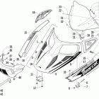 Bearcat Z1 XT Капот,ветровое стекло и передний бампер (wtosg / wtosl)