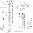 Sno Pro 600 Передняя подвеска амортизатор (ccusg / ccosg)