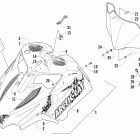 Sno Pro 500 Капот и ветровое стекло