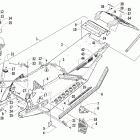 Sno Pro 600 Шасси, задний бампер, брызговик (ccusg / ccosg)