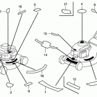 HRR216K2 SDAA LAWN MOWER, USA, VIN# MZCG-6700001 TO MZCG-6799999 Наклейки