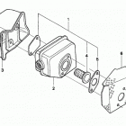 HRB215K3 SXA LAWN MOWER, USA, VIN# MZBA-6300001 TO MZBA-6363599 Глушитель