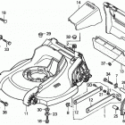 HRB215K4 SXA LAWN MOWER, USA, VIN# MZBA-6400001 TO MZBA-6424321 Cutter Housing
