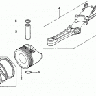 HRX217K2 HXAA LAWN MOWER, USA, VIN# MAGA-1500001 Piston + Connecting Rod