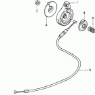 HRC215 PXA LAWN MOWER, USA, VIN# MZAU-6000001 TO MZAU-6099999 Throttle Lever (1)