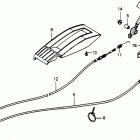 HR214 SXA#2 LAWN MOWER, USA, VIN# HR214-6235981 Throttle Lever (2)